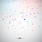Connecting dots background